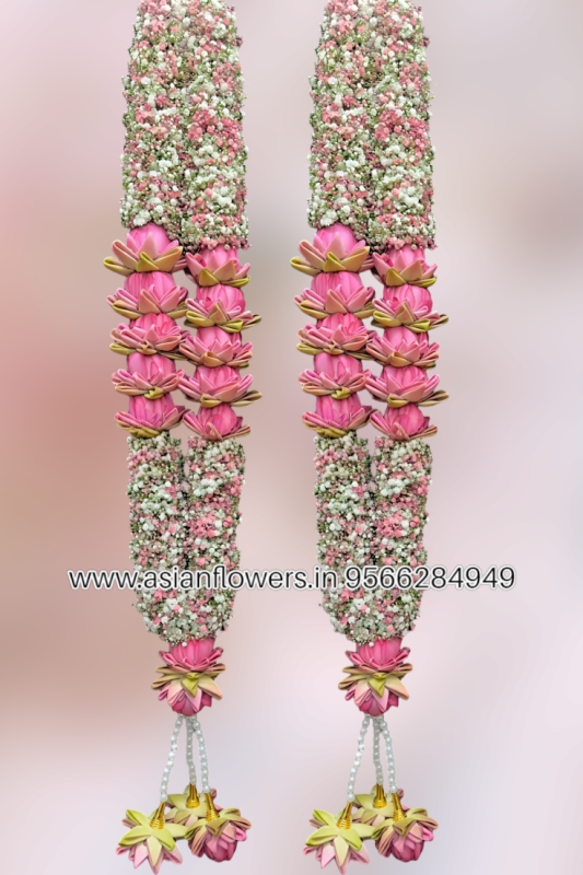 Lotus with colour gypsy Garland (275)